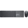 Ensemble Clavier ultra-fin et souris sans fil Dell Pro 7 / KM726 / AZERTY / Noir