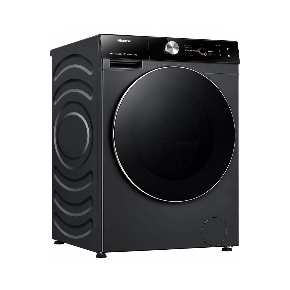 LAVE LINGE HISENSE 12KG Inverter smart Steam 1400tr / WF7S1247BB / Noir