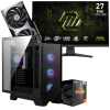 Setup Gamer Special Pc de Bureau Gaming / Ryzen 7 5800X / RTX 5070 12G / 32 Go Avec Écran Gaming MSI 27" Full HD IPS / 240 Hz / Noir