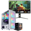 Setup Gamer Special Pc de Bureau Gaming / Ryzen 5 5600GT / Vega 7 / 16 Go Avec Écran Gaming Redragon 24.5" Full HD IPS / 240 Hz