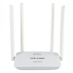 Répétiteur wifi Pix-Link LV-WR08Q 4 entennes / Blanc