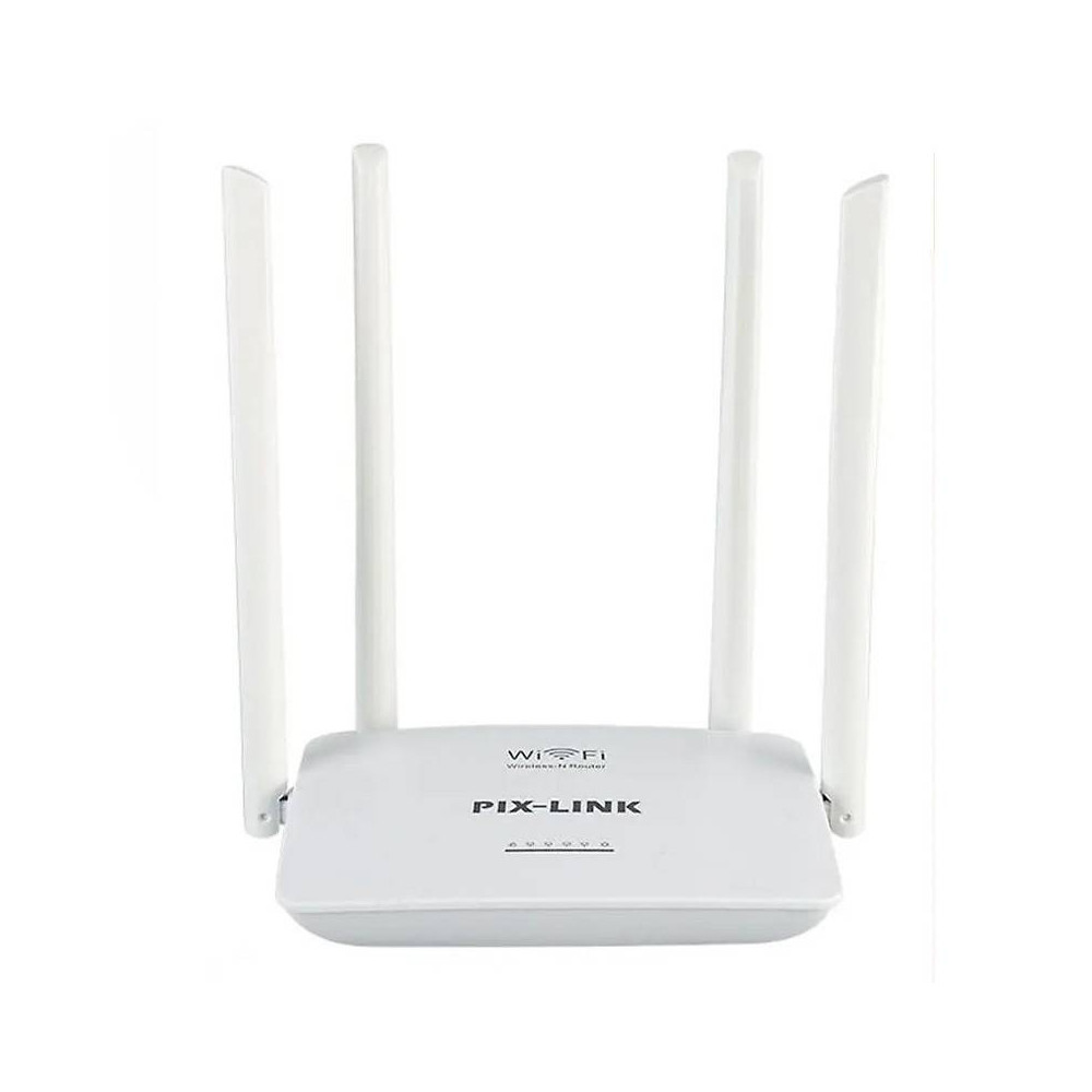Répétiteur wifi Pix-Link LV-WR08Q 4 entennes / Blanc