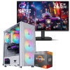 Setup Gamer Special Pc de Bureau Gaming / Ryzen 3 3200G / Vega 8 / 16 Go Avec Écran Gaming Cooler Master 24.5" Full HD IPS / 120 Hz