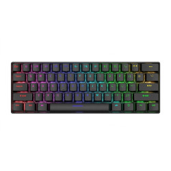 Clavier Gaming  Mecanique Filaire H61K RGB Blue Switch / Noir