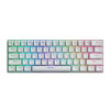Clavier Gaming  Mecanique Filaire H61K RGB Blue Switch / Blanc