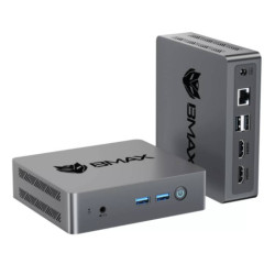 Mini Pc de bureau BMAX B3 PRO / N4500 / 8 Go / 256 SSD / Windows 11 Pro / Silver