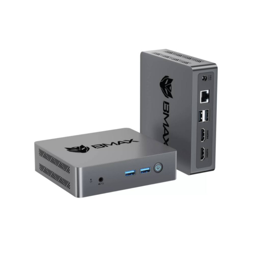 Mini Pc de bureau BMAX B3 PRO / N4500 / 8 Go / 256 SSD / Windows 11 Pro / Silver Avec Écran DAHUA 24" Full HD VA / 100 Hz
