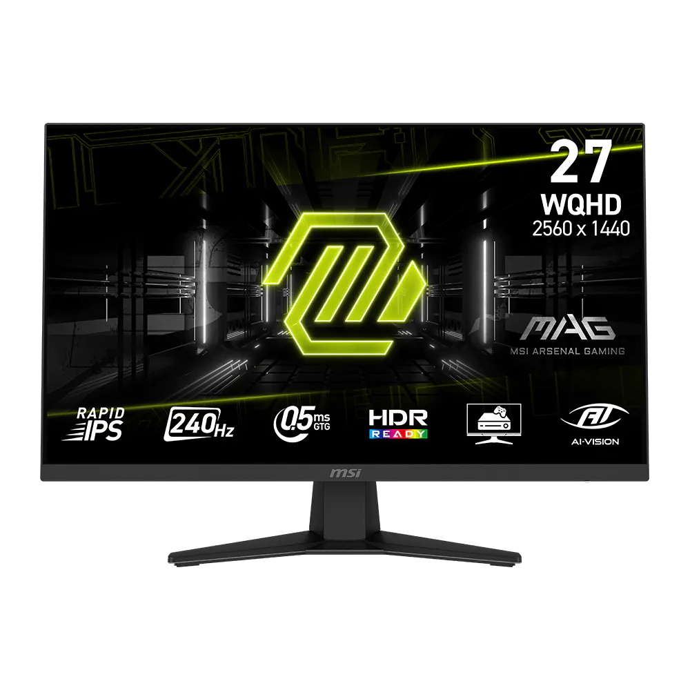 Écran Gaming MSI MAG 274QF X24 27" WQHD / RAPID IPS / 240Hz 0.5ms / 2HDMI/DP / 200 Hz / Noir