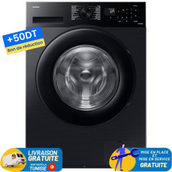 Machine à LAVER SAMSUNG 9KG INVERTER / Noir / WW90CG0EDABAS
