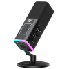 Microphone Gaming Hyper Cardioide Havit GK71 / RGB / Noir