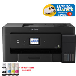 Imprimante à réservoir intégré Multifonctions 4 en 1 Epson EcoTank L14150 A3+ / Avec 1 kit complet de bouteilles d’encre Inclus