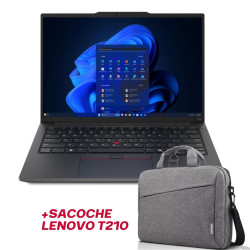 Pc Portable Lenovo ThinkPad E14 Gen 7 / Ultra 5 225U / 8 Go DDR5 / 512 Go SSD / Noir Avec Sacoche Lenovo Offerte