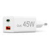 Chargeur rapide Hama USB-C/USB-A / PD 45W / Blanc