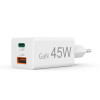 Chargeur rapide Hama USB-C/USB-A / PD 45W / Blanc