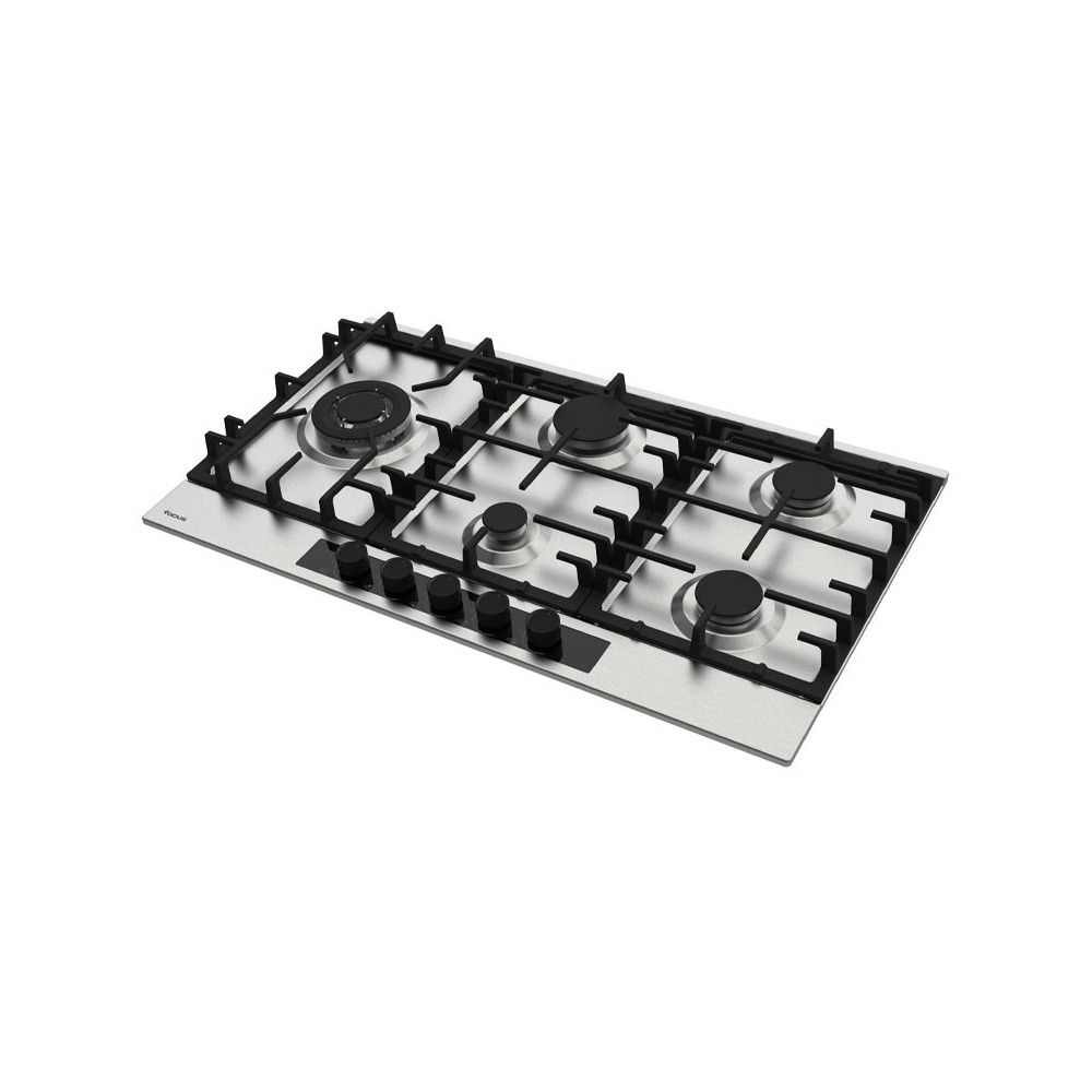PLAQUE FOCUS 5 FEUX /  90 CM / F-414X / INOX