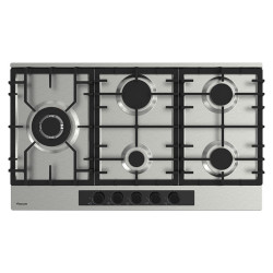 PLAQUE FOCUS 5 FEUX /  90 CM / F-414X / INOX