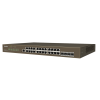 Switch De Bureau Tenda 28 Ports Avec 4 Emplacements Sfp / Marron