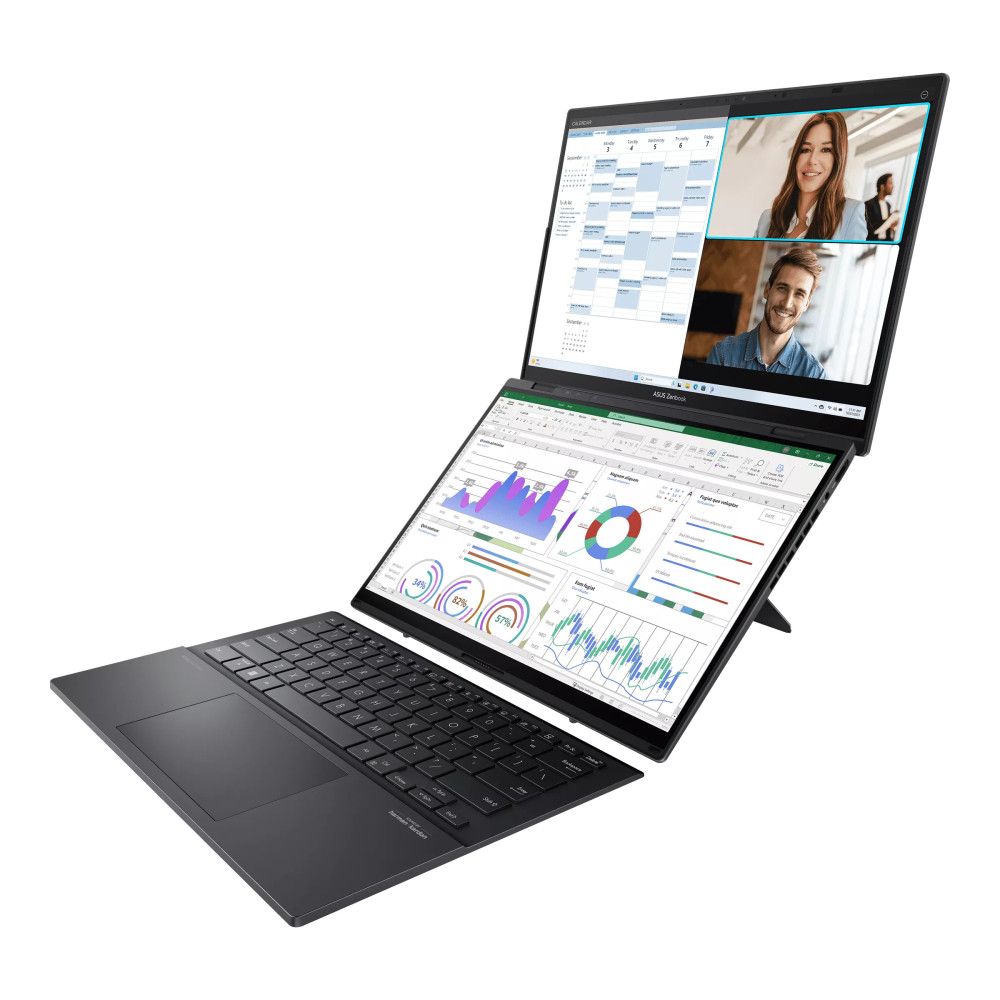 Pc Portable ASUS Zenbook Duo UX8406CA / Ultra 9 285H / 32 Go / 1 To SSD / Windows 11 / Gris