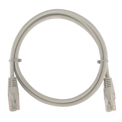 CORDON DE BRASSAGE, CAT6 UTP, 0.25M / Gris