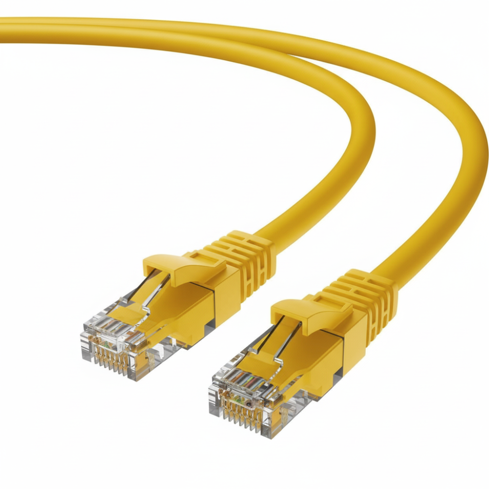Câble Réseau CAT 6 UTP 1M / Jaune