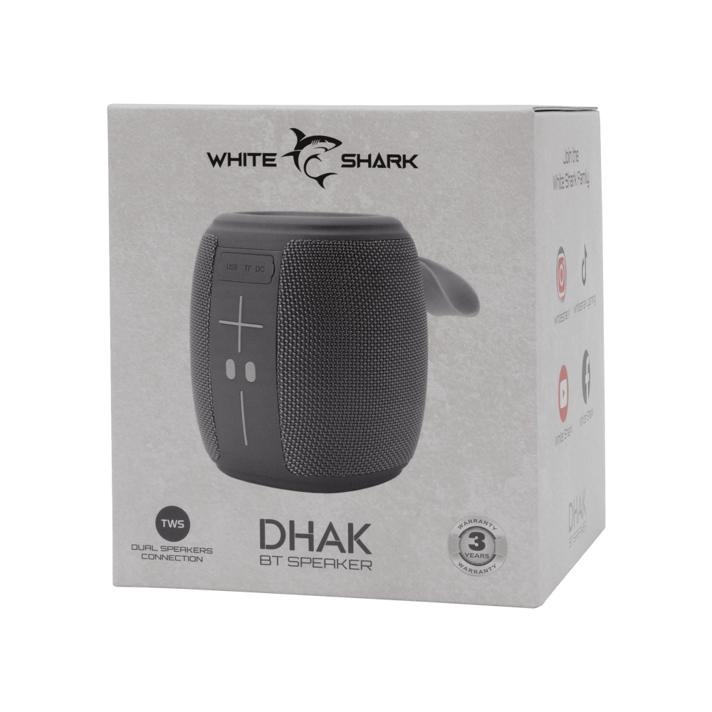 Haut Parleur White Shark GBT-888 / Gris