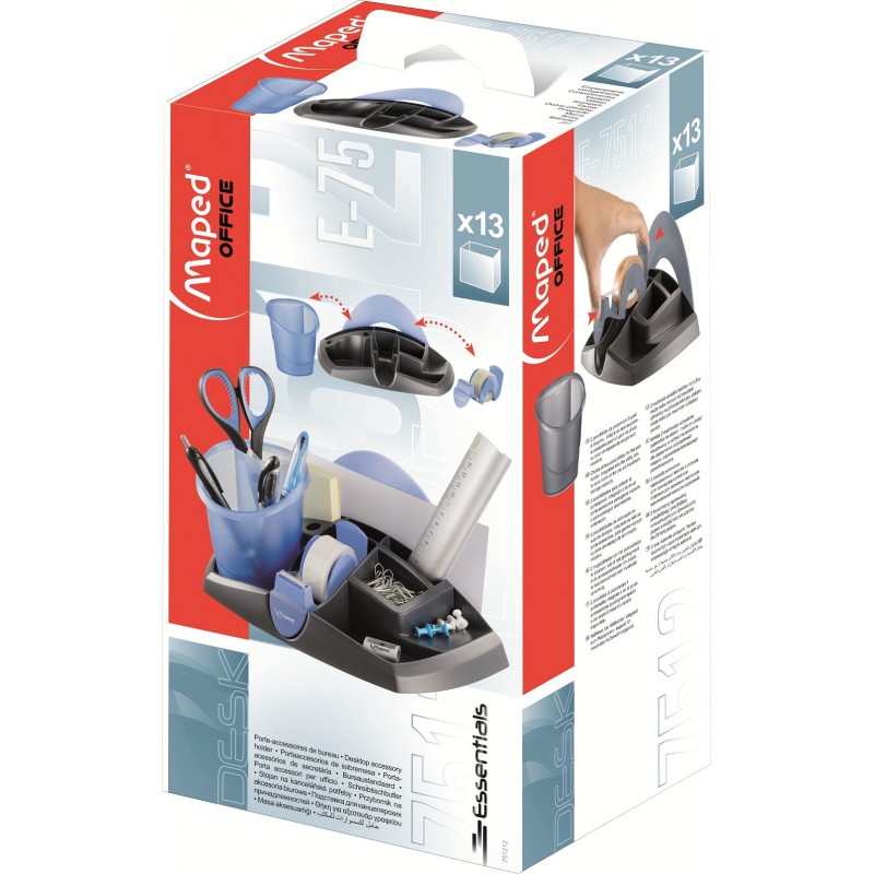 Porte accessoires de bureau Maped / Gris