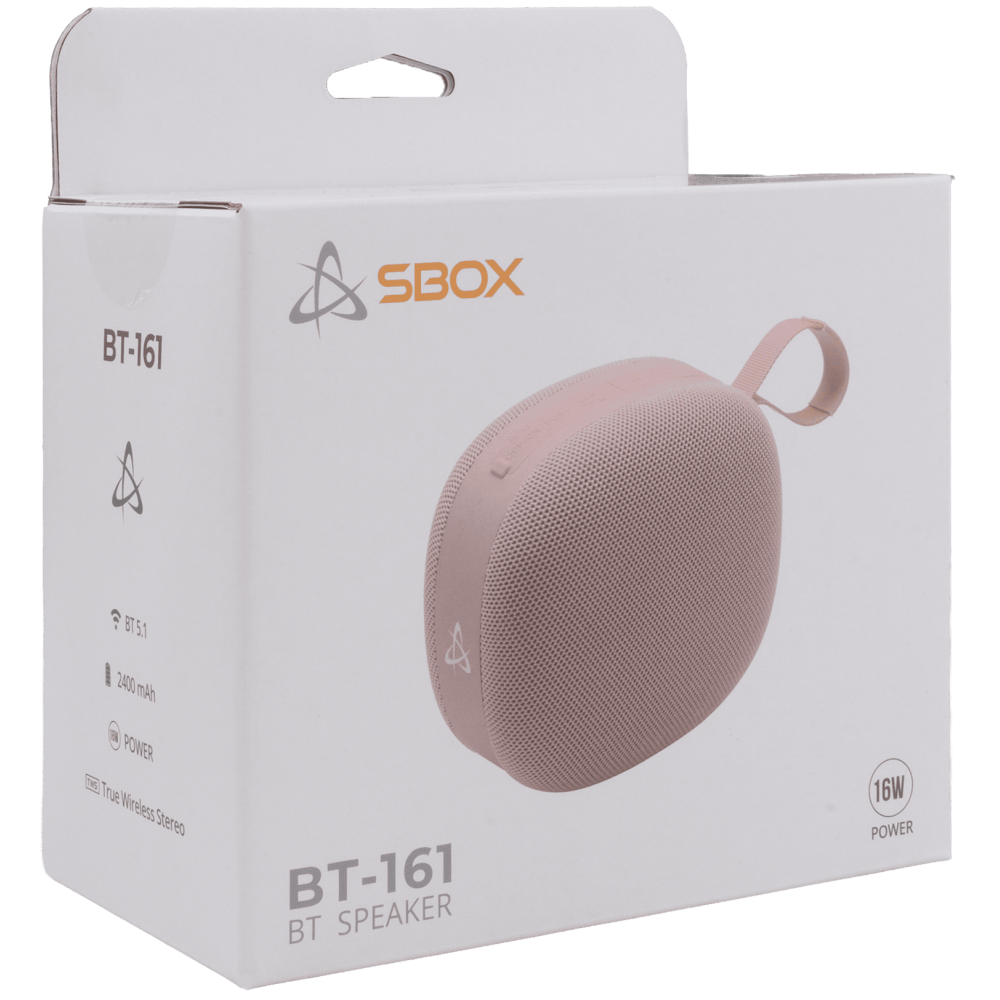 Haut Parleur SBOX BT-161B / Rose