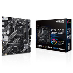Carte mère Asus Prime B550M-K ARGB
