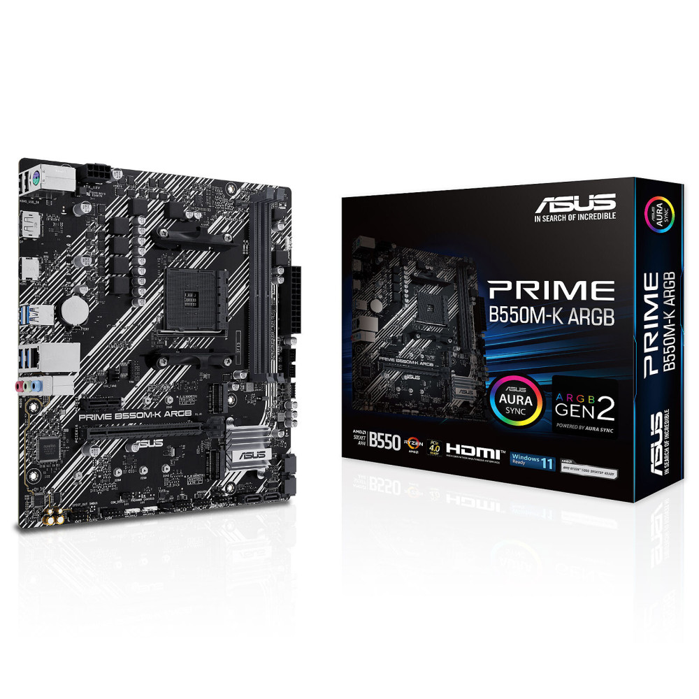 Carte mère Asus Prime B550M-K ARGB