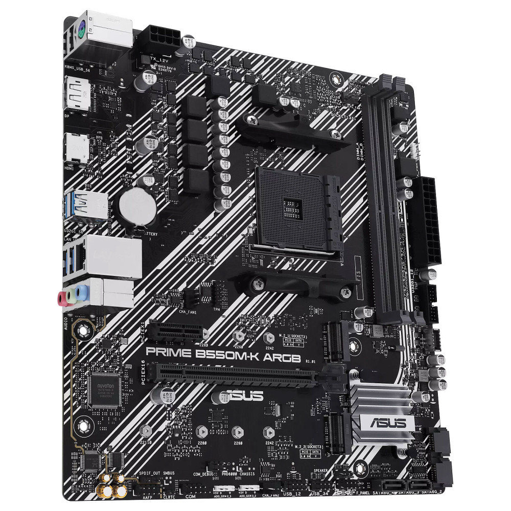 Carte mère Asus Prime B550M-K ARGB
