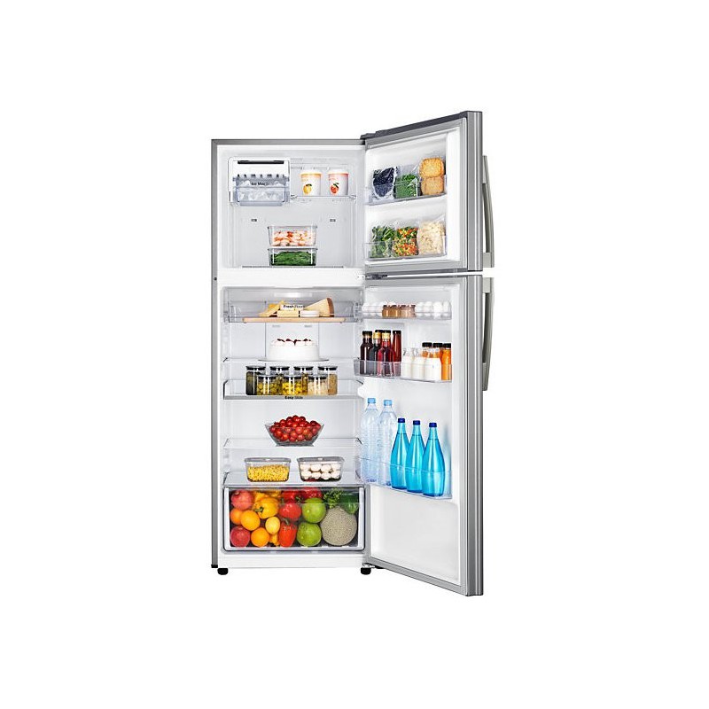 Réfrigérateur Double Portes Samsung 380L / Silver avec afficheur LED