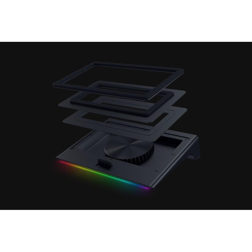 Support de refroidissement pour ordinateur portable Razer 14" à 18" / RGB / Noir