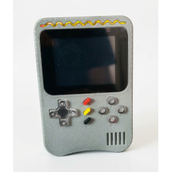 Console de jeux vidéo portable H6 / 500 jeux / Rétro / Gris
