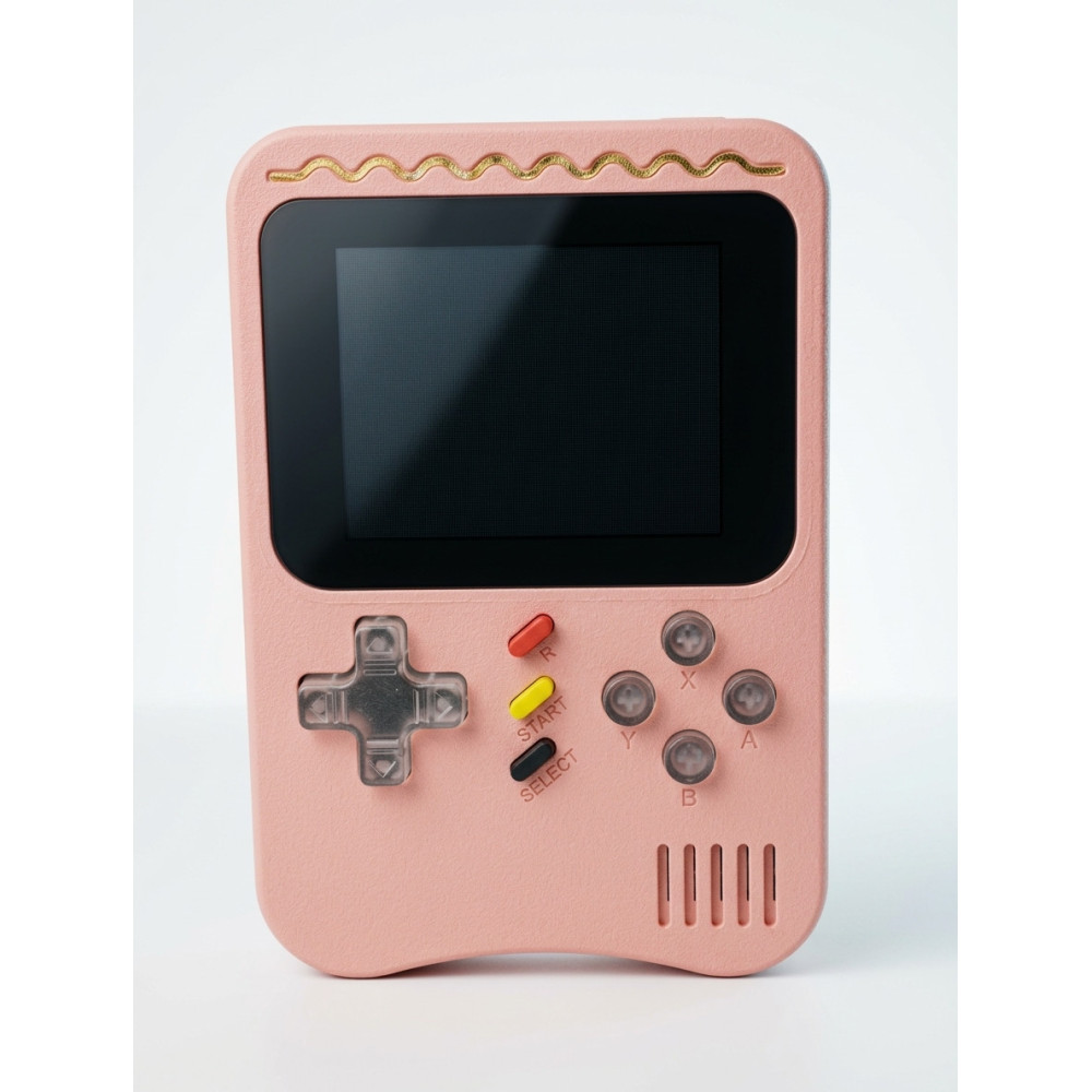 Console de jeux vidéo portable H6 / 500 jeux / Rétro / Rose