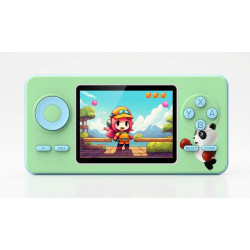 Console de jeux vidéo portable S5 / 520 jeux / Rétro / Vert/Bleu