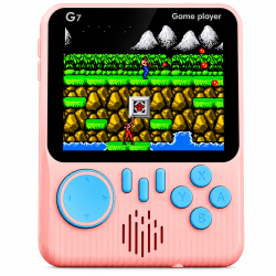 Console de jeux vidéo portable G7 / 666 jeux / Rétro / Rose