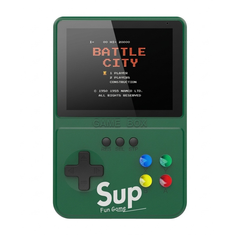 Console de jeux vidéo portable K35 / 500 jeux / Rétro / Vert