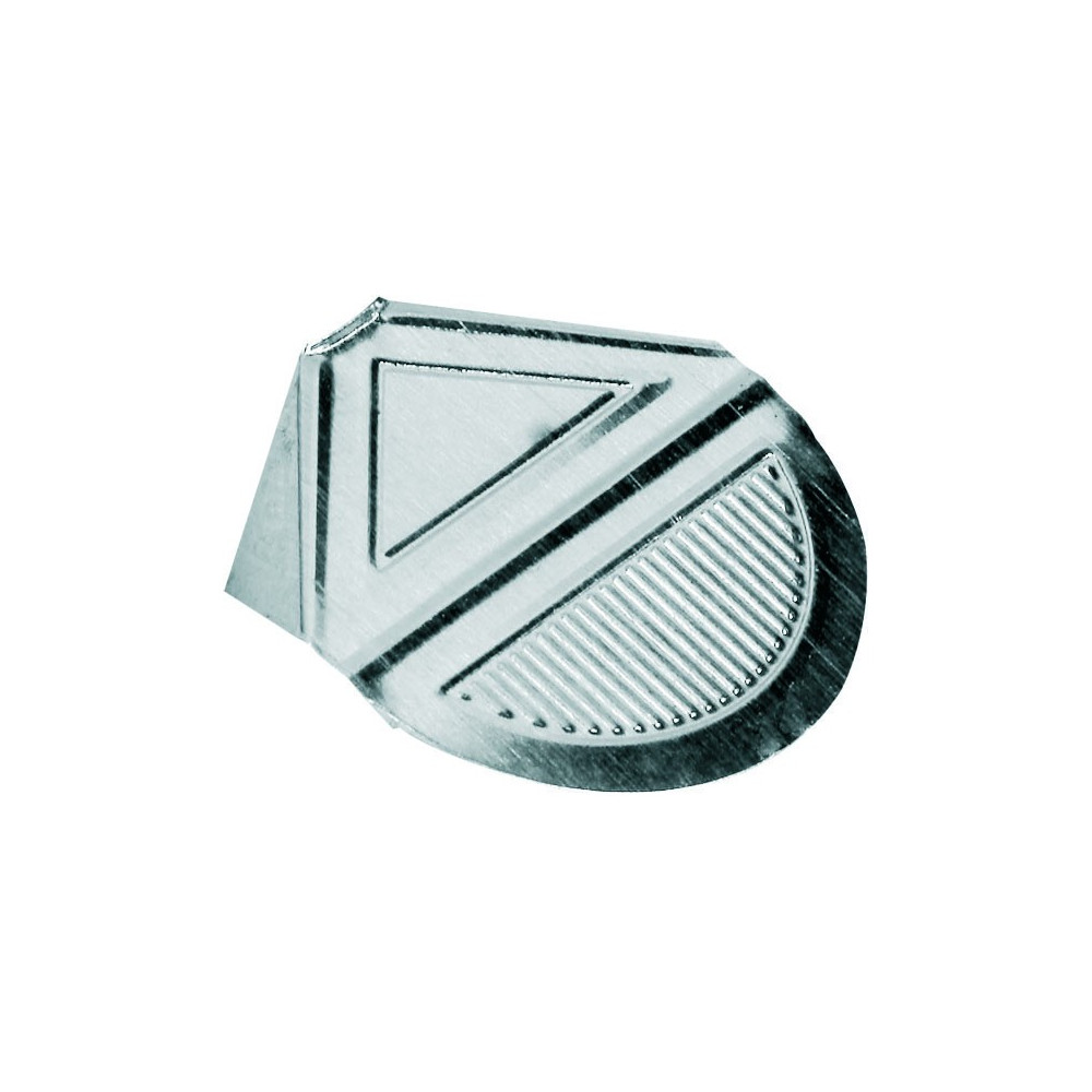 50x Coins lettre aluminium Maped 25 mm