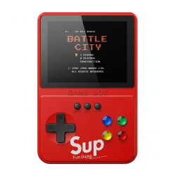 Console de jeux vidéo portable K35 / 500 jeux / Rétro / Rouge