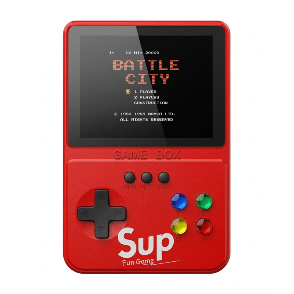 Console de jeux vidéo portable K35 / 500 jeux / Rétro / Rouge