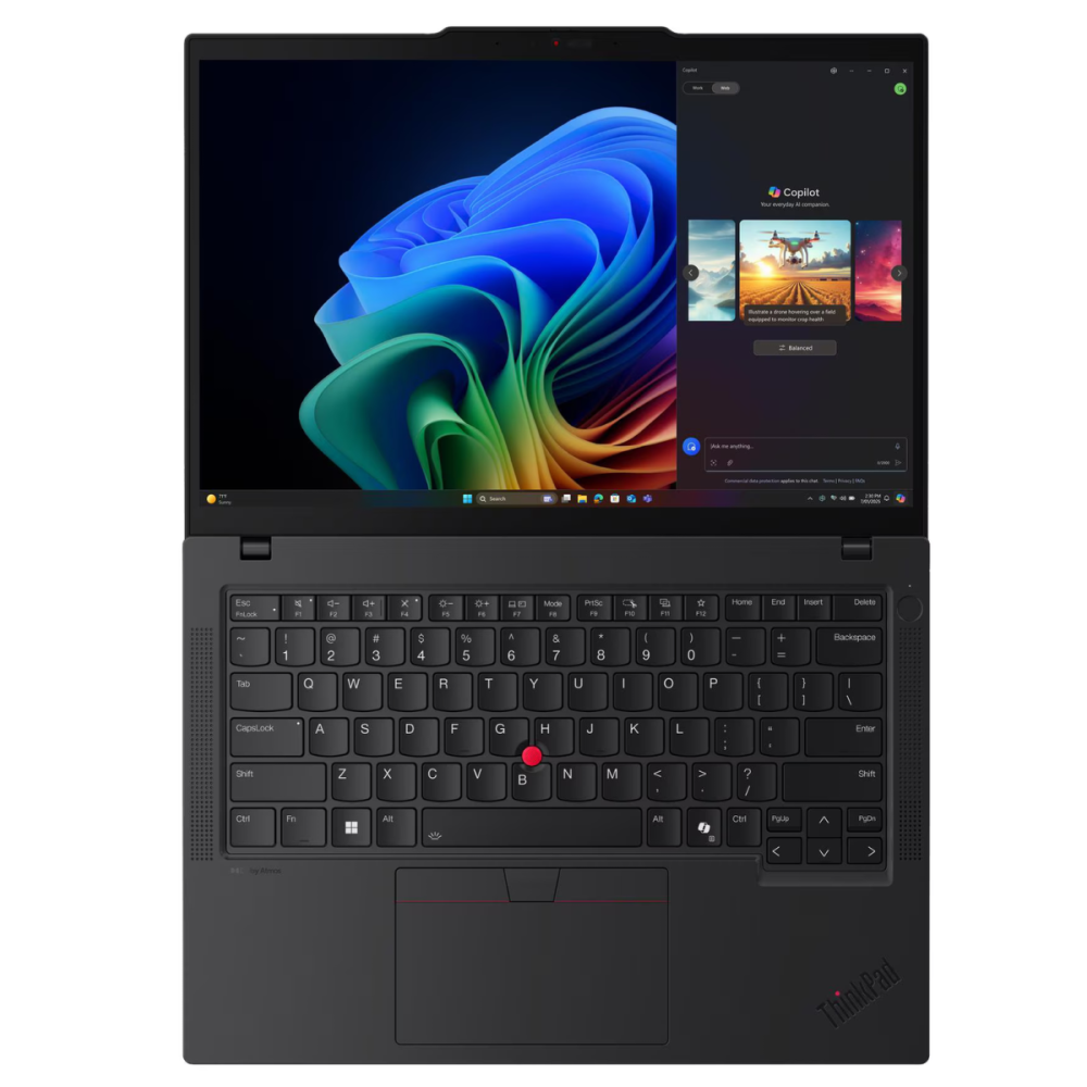 Pc Portable Lenovo ThinkPad T14 Gen 6 / Ultra 7 258 V / 32 Go / 1 To SSD / Windows 11 Pro / Noir