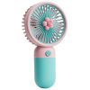 Mini ventilateur portable sans fil 202-1 / Rechargeable / Rose/Bleu