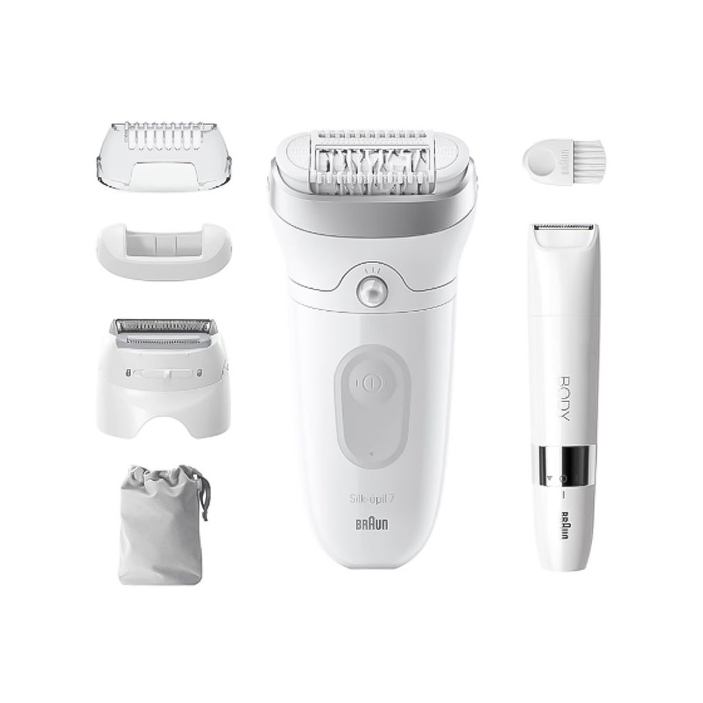 Epilateur Silk Epil 7 Wet& Dry BRAUN / Blanc