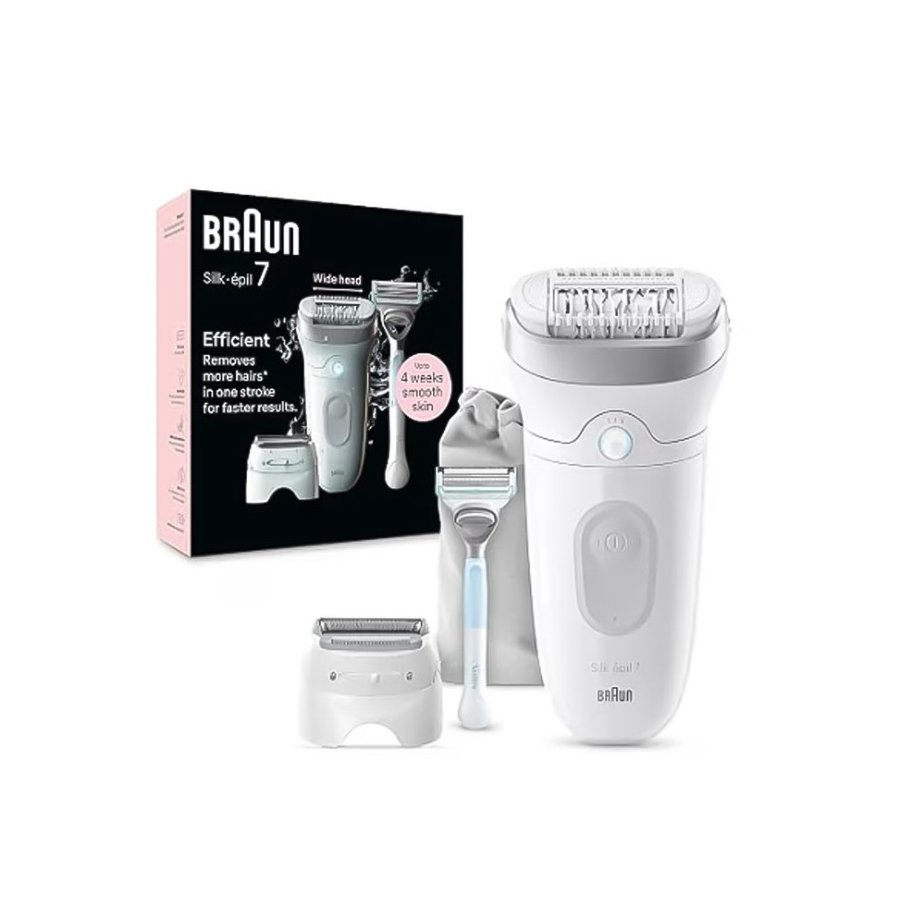 Epilateur Silk Epil 7 Wet& Dry BRAUN / Blanc
