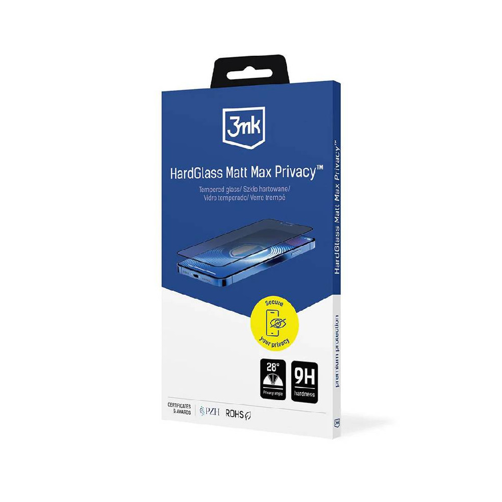 Film de protection 3MK HardGlass pour iPhone 17 Pro Max
