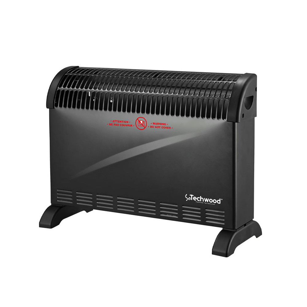 Chauffage Convecteur TECHWOOD 2000W / TCG-2046C / NOIR