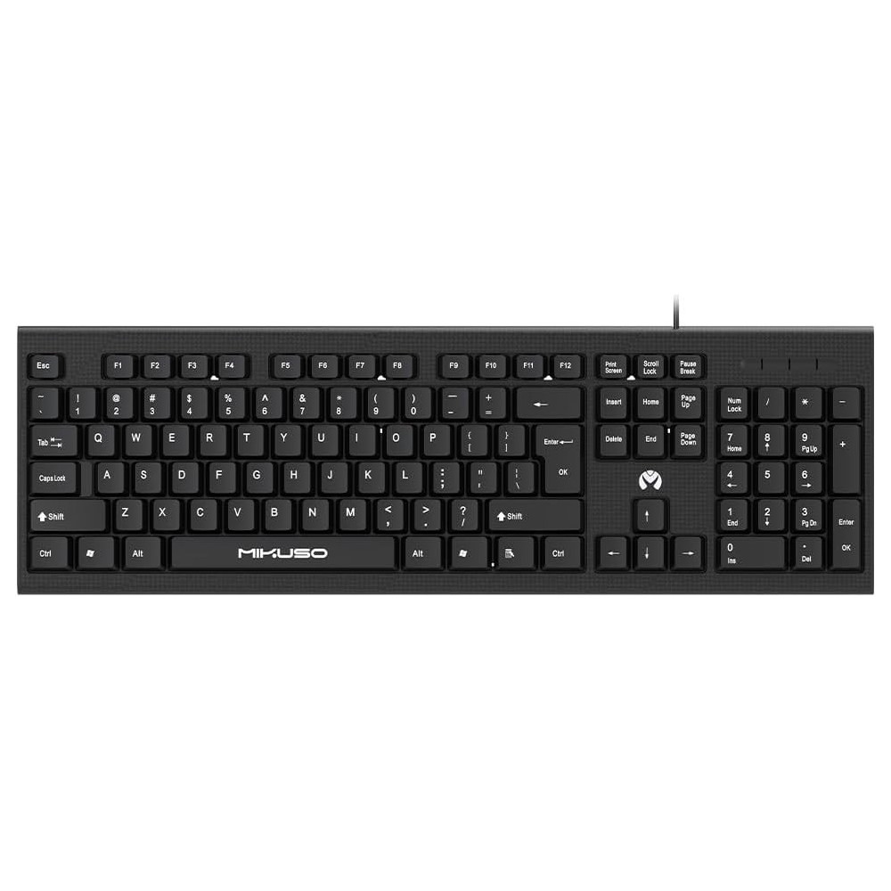 Clavier Filaire AZERTY Mikuso KB-049U - Noir