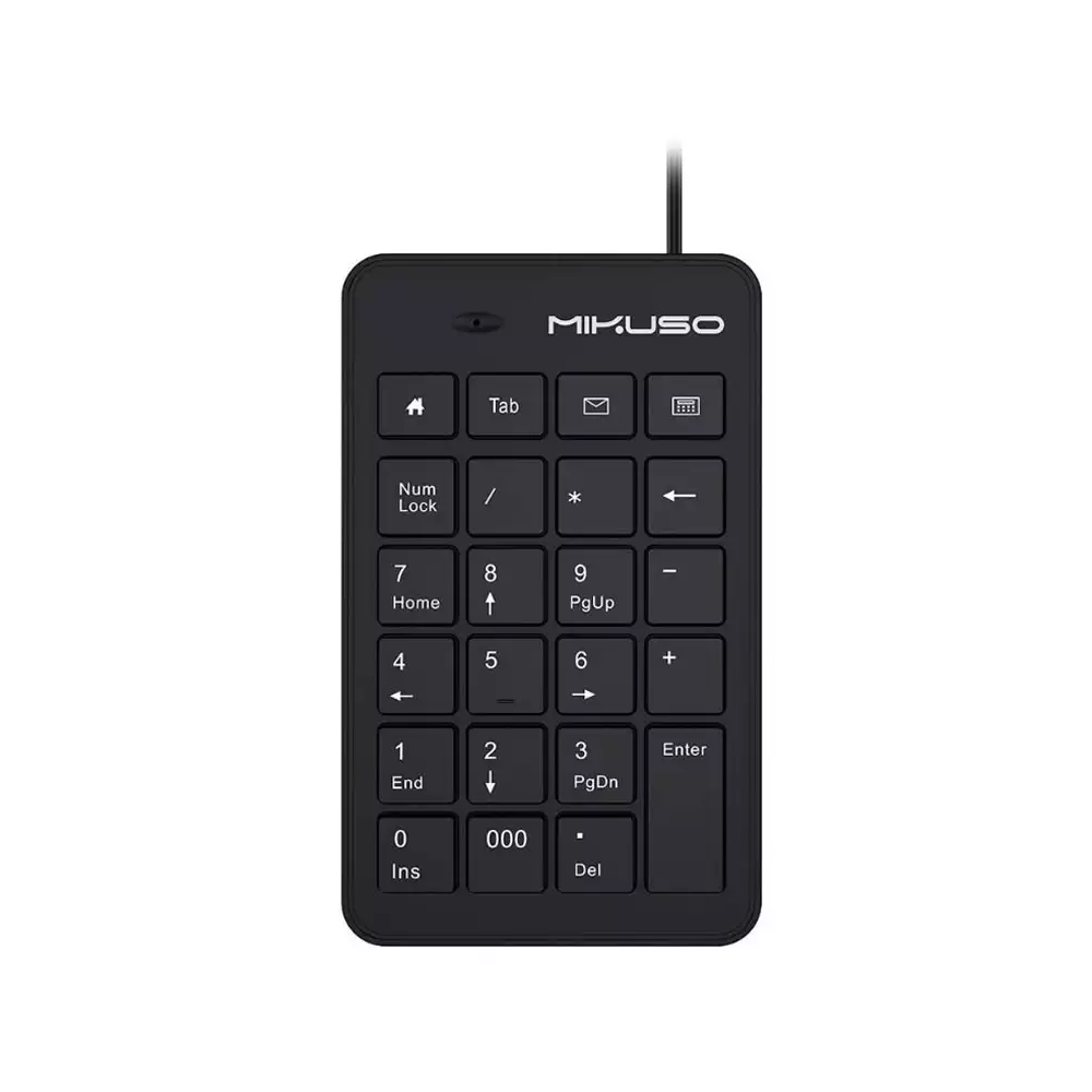 Pavé Numérique Filaire Mikuso KB-047U / Noir