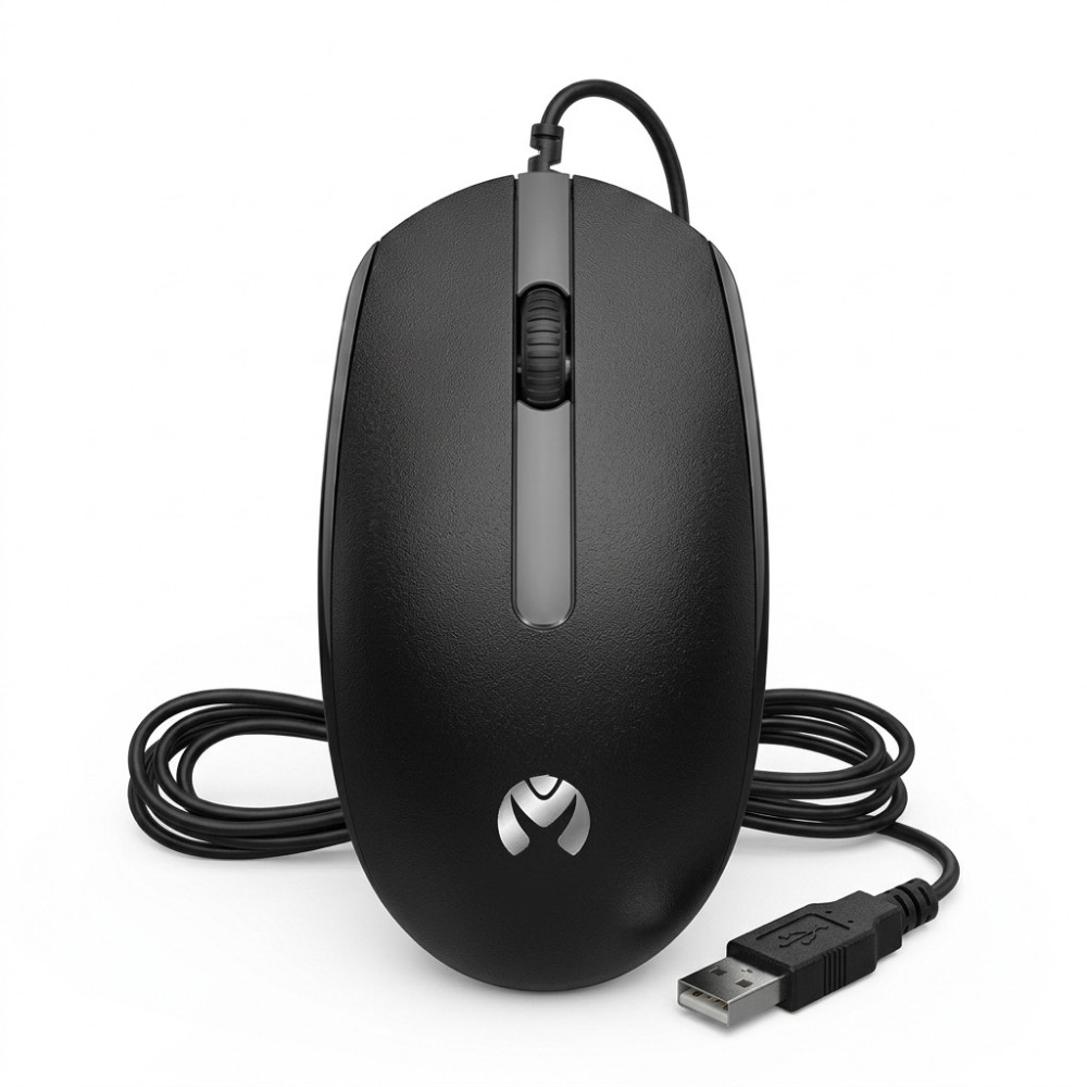 Souris filaire Mikuso MOS-372U / Noir