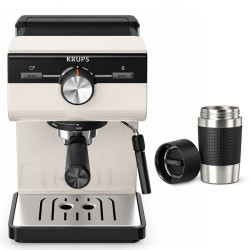 Machine à Café Expresso KRUPS Authentic 2 Litres / XP381B10 / Gris